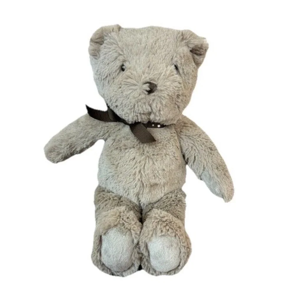Cute Pottery Barn Kids PBK Plush Bow Teddy Bear Soft Stuffed Animal  12” 2017‎
